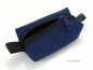 Mobile Preview: Schlüsselanhänger Minitasche dunkelBLAU marineblau, boxybag, handmade BuntMixxDESIGN