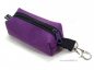 Mobile Preview: Schlüsselanhänger Minitasche violett, Kastenform, boxybag, handmade BuntMixxDESIGN