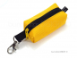 Preview: Schlüsselanhänger Minitasche GELB sonnengelb, boxybag, handmade BuntMixxDESIGN