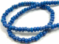 Preview: 1 STRANG Glasperlen BLAU irisierend 4,1 mm - R005