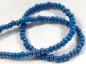 Preview: 1 STRANG Glasperlen BLAU irisierend 4,1 mm - R005