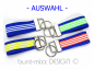 Preview: Schlüsselanhänger blau AUSWAHL neon-bunt