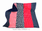 Preview: Decke, Kuscheldecke, zauberhafte Babydecke, maritim, Segelboote, blanket, blau weiß rot, 70x60 cm, BuntMixxDESIGN