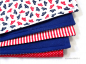 Preview: Decke, Kuscheldecke, zauberhafte Babydecke, maritim, Segelboote, blanket, blau weiß rot, 120x120 cm, BuntMixxDESIGN