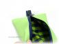 Mobile Preview: Stiftemäppchen grün dunkelblau, Schulanfang, Kosmetiktasche, Kunstleder grün, Zipper dunkel blau, leatherette light green, by BuntMixxDesign