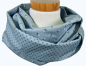 Preview: Loop Schlauchschal grau Trachtenmode grau Blümchen, made by bunt-mixx-DESIGN Preview: Loop Schlauchschal grau Trachtenmode grau Blümchen, made by bunt-mixx-DESIGN
