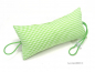 Preview: Türstopper Mini-Vichykaro weiss grün, Türpuffer, handmade by BuntMixxDESIGN