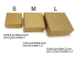 Preview: 5 Faltschachtel Kraftpapier Karton Gr. S Geschenkbox, Verpackung Schachtel, Gastgeschenk verpacken Schachtel