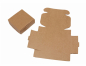 Preview: Schachteln Geschenkbox Gr.L Faltschachteln 9,5x9,5x3,5 cm Kraftpapier Karton, Adventskalender DIY