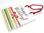 Mobile Preview: Papiertüten Happy Birthday, Geschenkverpackung, Tragetasche Kraftpapier bunt