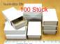 Preview: 100 St. Schachteln Schiebeschachtel WEISS Streichholzschachtel