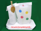 Mobile Preview: 50 Kraftpapier Tüten 2 Größen weiß Bodenbeutel Geschenktüte Adventskalender