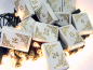 Mobile Preview: Adventskalender - 24 Schachteln zum Befüllen Ornament goldfarben
