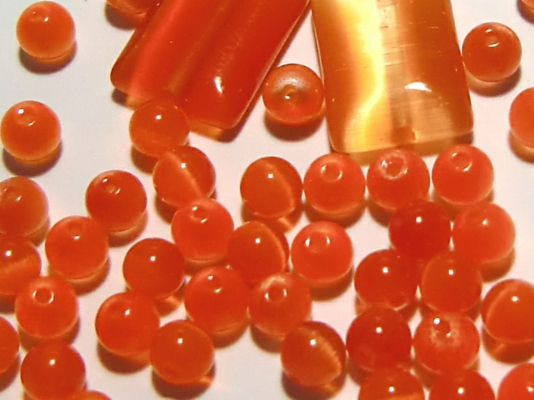 Preview: 80 Stück CATEYE 4 mm FARBE zur Auswahl