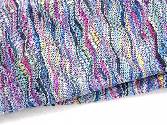 Loop Strick-Jersey glänzend pastell silbergrau Schlauchschal, bunt-mixx-DESIGN