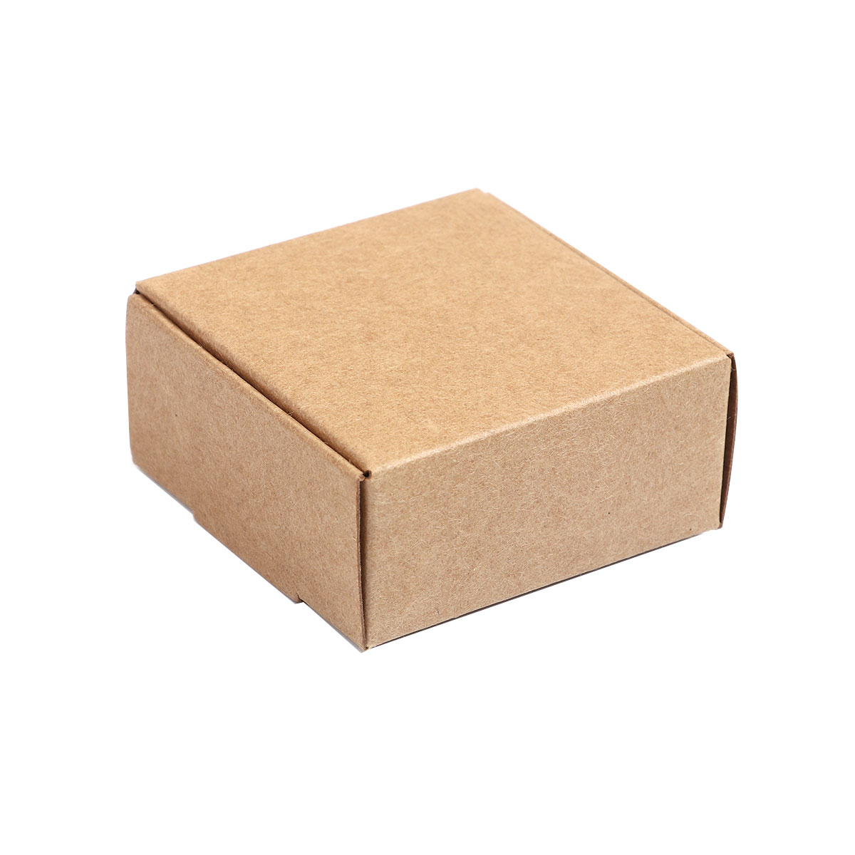 50 x Kraftpapier Geschenkschachtel Schachtel Gastgeschenk Box Geschenkkarton