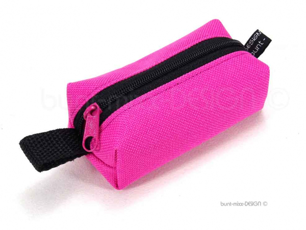 Schlüsselanhänger Minitasche ROSA, boxybag, handmade BuntMixxDESIGN