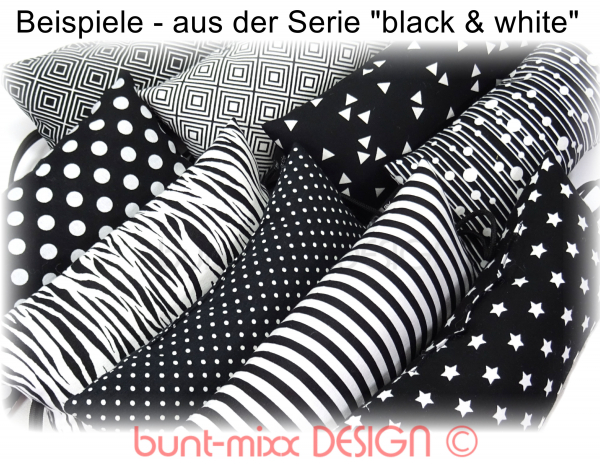 Türstopper schwarz weiß Dreieck black & white