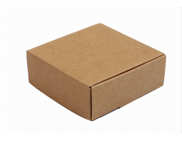 10 Schachteln Geschenkbox Gr.L Faltschachteln 9,5x9,5x3,5 cm Kraftpapier Karton, Adventskalender DIY